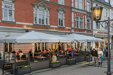 Biergarten der "Alten Post"